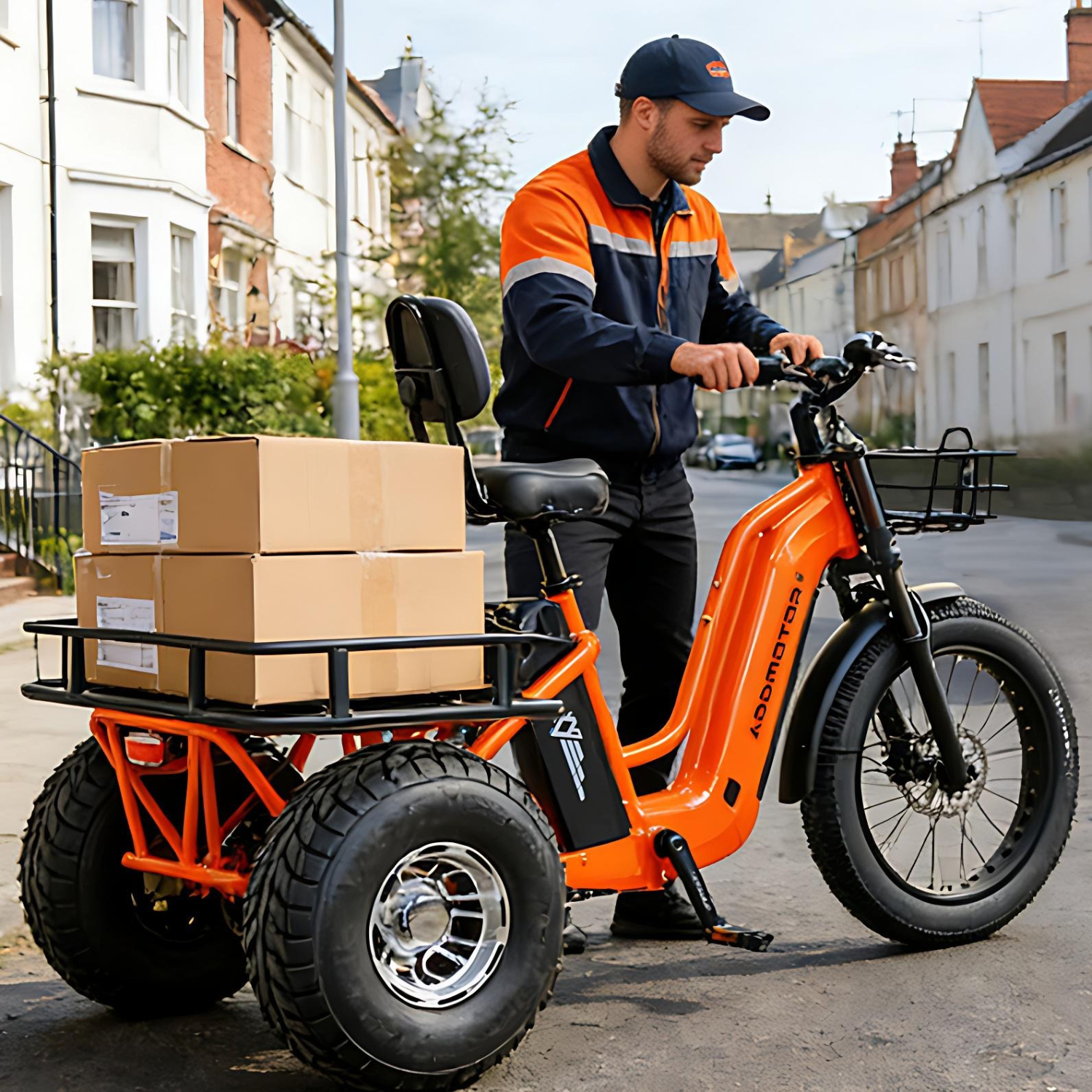 Family & Commercial Transport — Electric Cargo Trike: Addmotor Greattan D